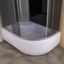 Душевая кабина Comforty левая высокий поддон 120х80см стекло тонированное 4мм_2