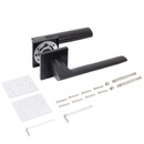 Комплект ручек Аллюр Селена BL черный матовый_2