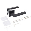 Комплект ручек Аллюр Адель BL/BL черный матовый_2