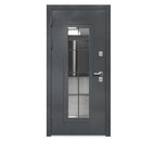 Дверь входная с терморазрывом Luxor Termo 7 букле графит/эмалит белый 960мм левая_2