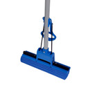 Швабра самоотжимная с телескопической ручкой 125см насадка ПВА 27см OfficeClean Professional_2