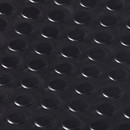 Коврик резиновый рулонный Пятачки серии (0,9х10м, черная)