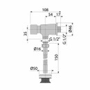 Кран для писсуара Alca Plast ATS001_2