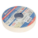 Круг заточной абразивный Луга электрокорунд белый P60, 125х20, посадка 32мм_2