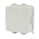 Коробка уравнивания потенциалов накладная серая IP55 85x85x40 мм Hegel