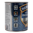 Краска по металлу 3в1 молотковая Hammerite серая (RAL 7042) глянцевая 0,75л