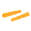 Дюбель полипропиленовый потайной тип U оранжевый 6х42 мм