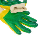 Перчатки х/б с двойным обливным латексным покрытием