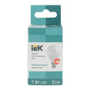 Лампа светодиодная IEK 7Вт E14 нейтральный белый свет 4000К_3