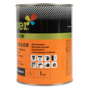 Эмаль акриловая универсальная Clever оранжевая полуматовая 1кг_3