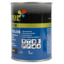 Эмаль акриловая универсальная Clever синяя полуматовая 1кг_3