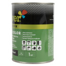 Эмаль акриловая универсальная Clever зеленая полуматовая 1кг_3