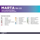 Эмаль ПФ-115 MARTA, светло-зеленая, 0,9кг