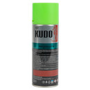 Эмаль аэрозольная акриловая флуоресцентная Kudo зеленая матовая 0,52л_3
