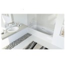 Стальная ванна с отверстиями для ручек BLB ANATOMICA HG 170х75, B75L (без ножек)