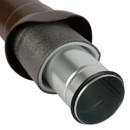 Труба вентиляционная изолированная Технониколь 125/160мм коричневая_3