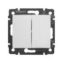 Механизм переключателя 2-клавишный на два направления Legrand Valena, белый