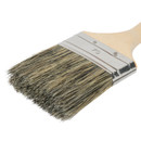 Кисть 70мм черная смешанная щетина, деревянная ручка Marta Эксперт