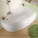 Ванна акриловая Cersanit Joanna 140x90см асимметричная левая_3