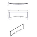 Панель для ванны фронтальная Cersanit Vrgo 170см_3