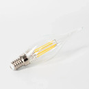 Лампа светодиодная Gauss Filament свеча на ветру прозрачная 9Вт E14 нейтральный белый свет 4100K