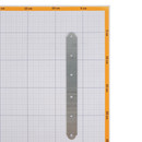 Пластина крепежная мебельная 200х20х1,5 мм оцинкованная