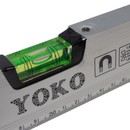 Уровень Yoko 200 см магнитный 3 ампулы