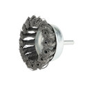 Щетка чашечная 75 мм для дрели, проволока сталь крученая Yoko