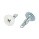 Саморез с прессшайбой сверло 4,2х16мм белый (RAL 9003) Yoko