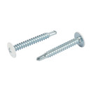 Саморез с прессшайбой сверло 4,2х32мм белый (RAL 9003) Yoko_3