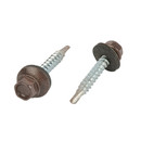 Саморез кровельный 4,8х35мм коричневый шоколад (RAL 8017) 250шт Yoko_3