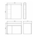 Тумба подвесная Comforty Тромсе 80 с раковиной Fest 80 F01 дуб сонома_3