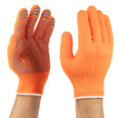 Перчатки акриловые утепленные с ПВХ сигнальные_3