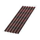 Черепица Ондулин Красная 1950х960 мм