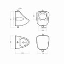 Писсуар Sanita Орион PS/Orion/Mech/WHT.G/S1_3