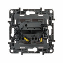 Механизм выключателя двухклавишный с подсветкой Etika белый IP20 Legrand