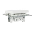 Механизм выключателя одноклавишный AtlasDesign белый IP20 Systeme Electric