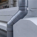 Колено трубы ТЕХНОНИКОЛЬ 108° серый 