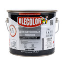 Эмаль акриловая для бетонных полов Olecolor серая матовая 3,5кг