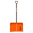 Лопата снеговая 55х39см с деревянным черенком Finland Orange_3