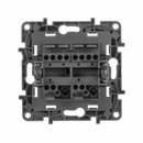 Механизм переключателя проходного двухклавишный Etika антрацит IP20 Legrand