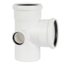 Крестовина канализационная двухплоскостная левая 110х110х50мм 87° малошумная RTP Elite_3