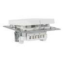 Механизм переключателя проходного двухклавишный AtlasDesign белый IP20 Systeme Electric