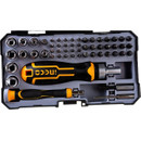 Отвертка-трещотка с набором бит 55 предметов Ingco_3