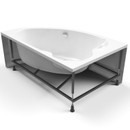 Ванна акриловая Cersanit Kaliope 153x100см асимметричная левая_3