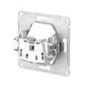 Механизм розетки без заземления AtlasDesign карбон IP20 Systeme Electric