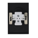 Розетка двухместная без заземления AtlasDesign карбон IP20 Systeme Electric