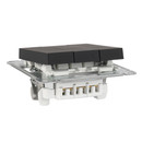 Механизм выключателя трехклавишный AtlasDesign карбон IP20 Systeme Electric