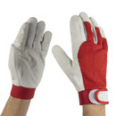 Перчатки кожаные с хлопком рабочие размер L Jeta Safety_3