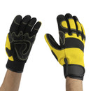 Перчатки кожаные c полиамидом антивибрационные размер XL Jeta Safety_3